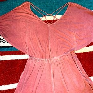 American Eagle Mauve/Pink Romper XS